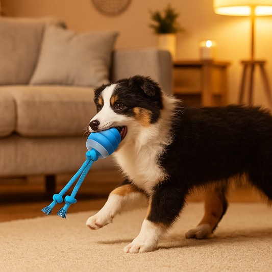 USB rechargeable dog toy

