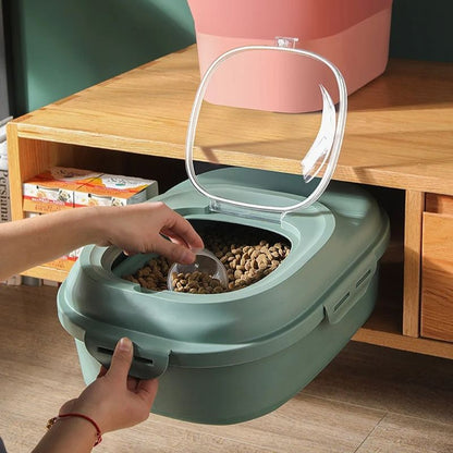 Large dog food container

