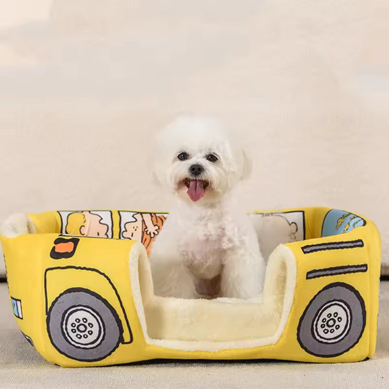 dog bed with cushion