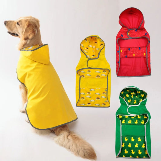 lightweight dog raincoat